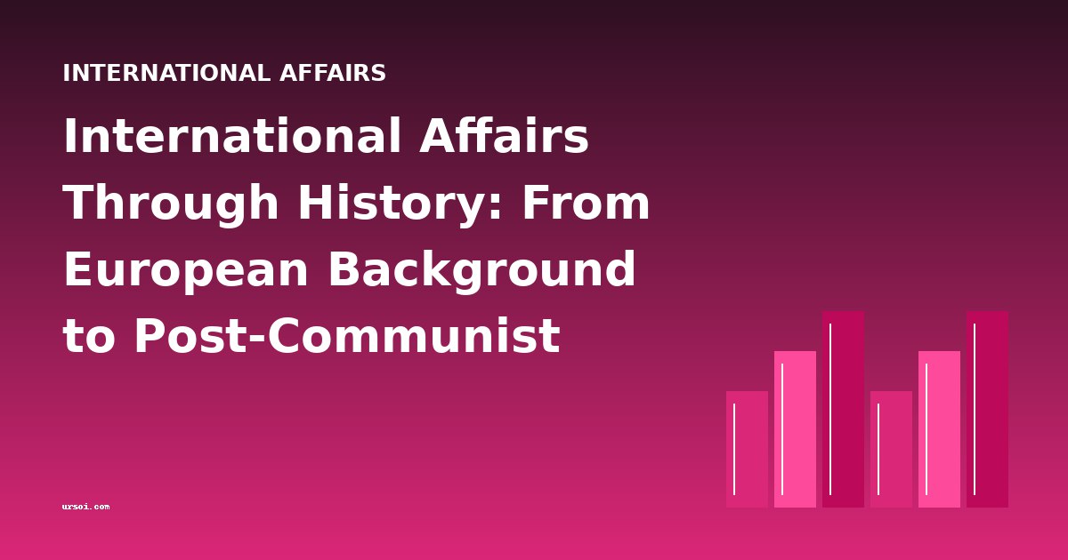 International Affairs Through History: From European Background to Post-Communist Europe