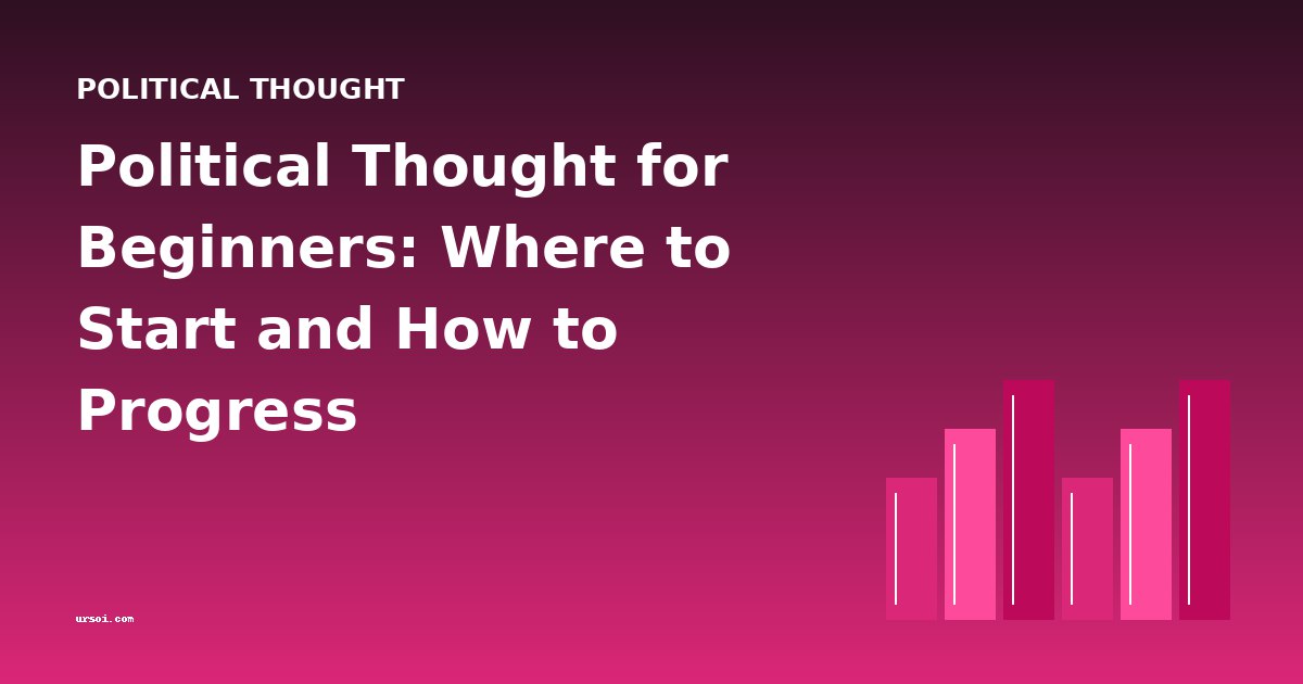 Political Thought for Beginners: Where to Start and How to Progress