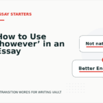 How to Use ‘however’ in an Essay