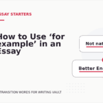 How to Use ‘for example’ in an Essay
