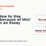 How to Use ‘because of this’ in an Essay