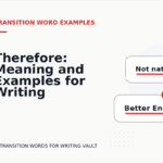 Therefore: Meaning and Examples for Writing