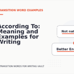 According To: Meaning and Examples for Writing