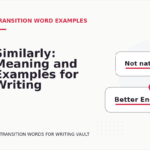 Similarly: Meaning and Examples for Writing