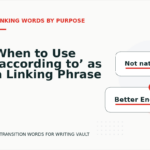 When to Use ‘according to’ as a Linking Phrase
