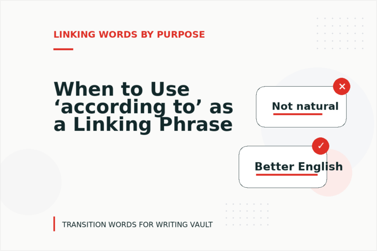When to Use ‘according to’ as a Linking Phrase When to Use ‘according to’ as a Linking Phrase