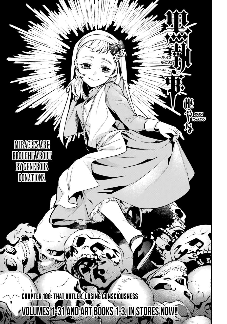 Kuroshitsuji Chapter 188 Page 1