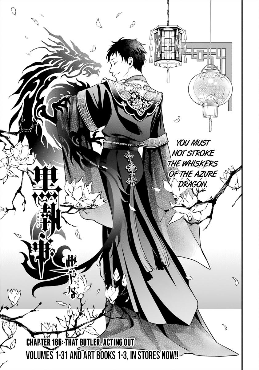 Kuroshitsuji Chapter 186 Page 1