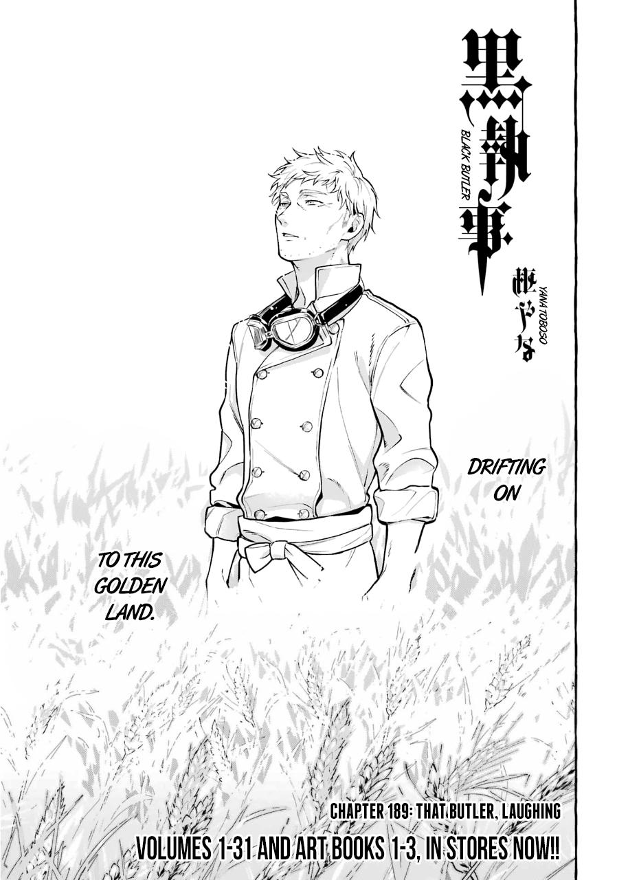 Kuroshitsuji Chapter 189 Page 1